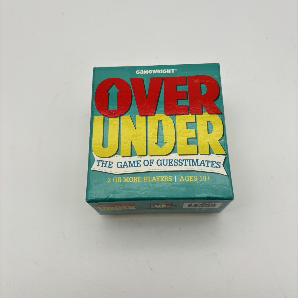 Over Under The Game of Guesstimates - 2014. Complete. Very Good Condition.